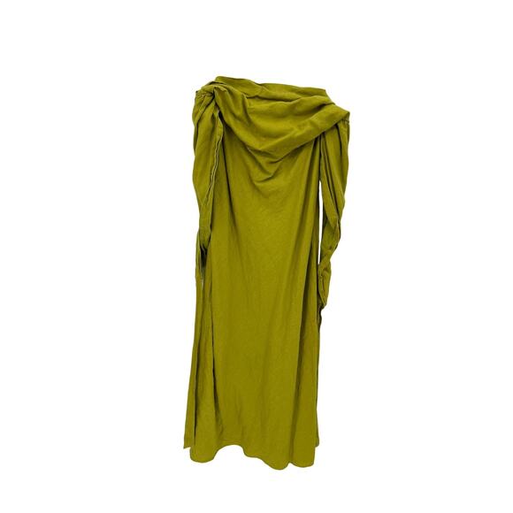 Simon Miller Yabba Halter Linen Kiwi Green Maxi Dress Size XL - Picture 4 of 6